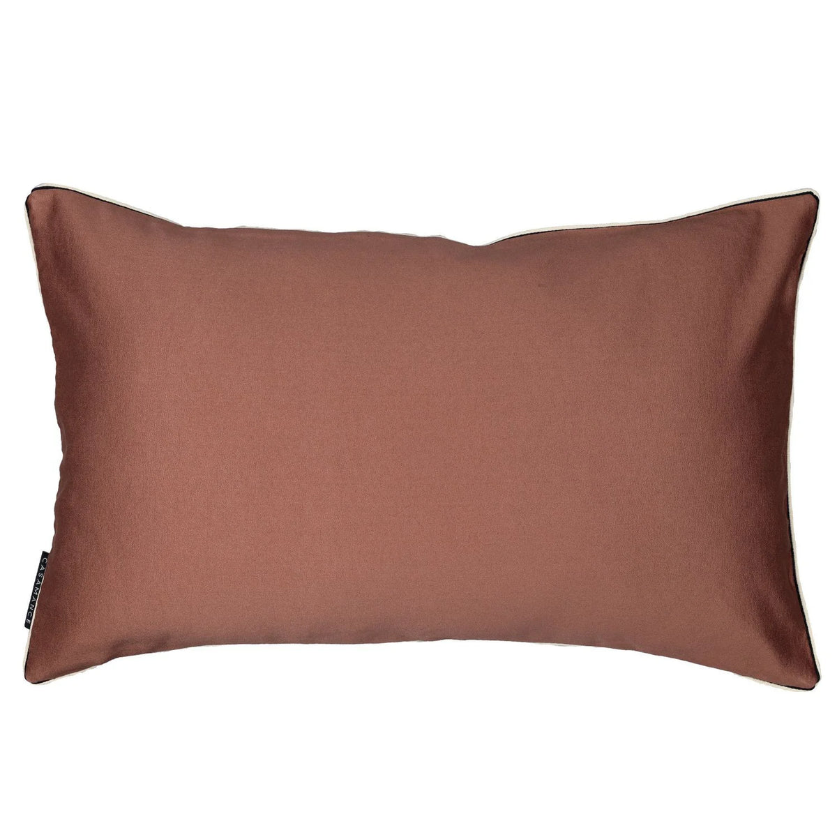 Casamance Brooks cushion cover — Bois De Rose