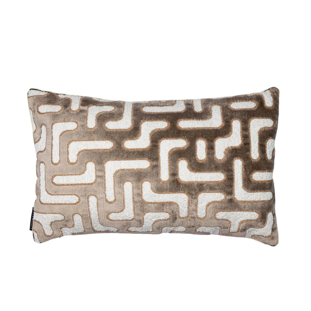 Casamance Bryce cushion cover — Taupe