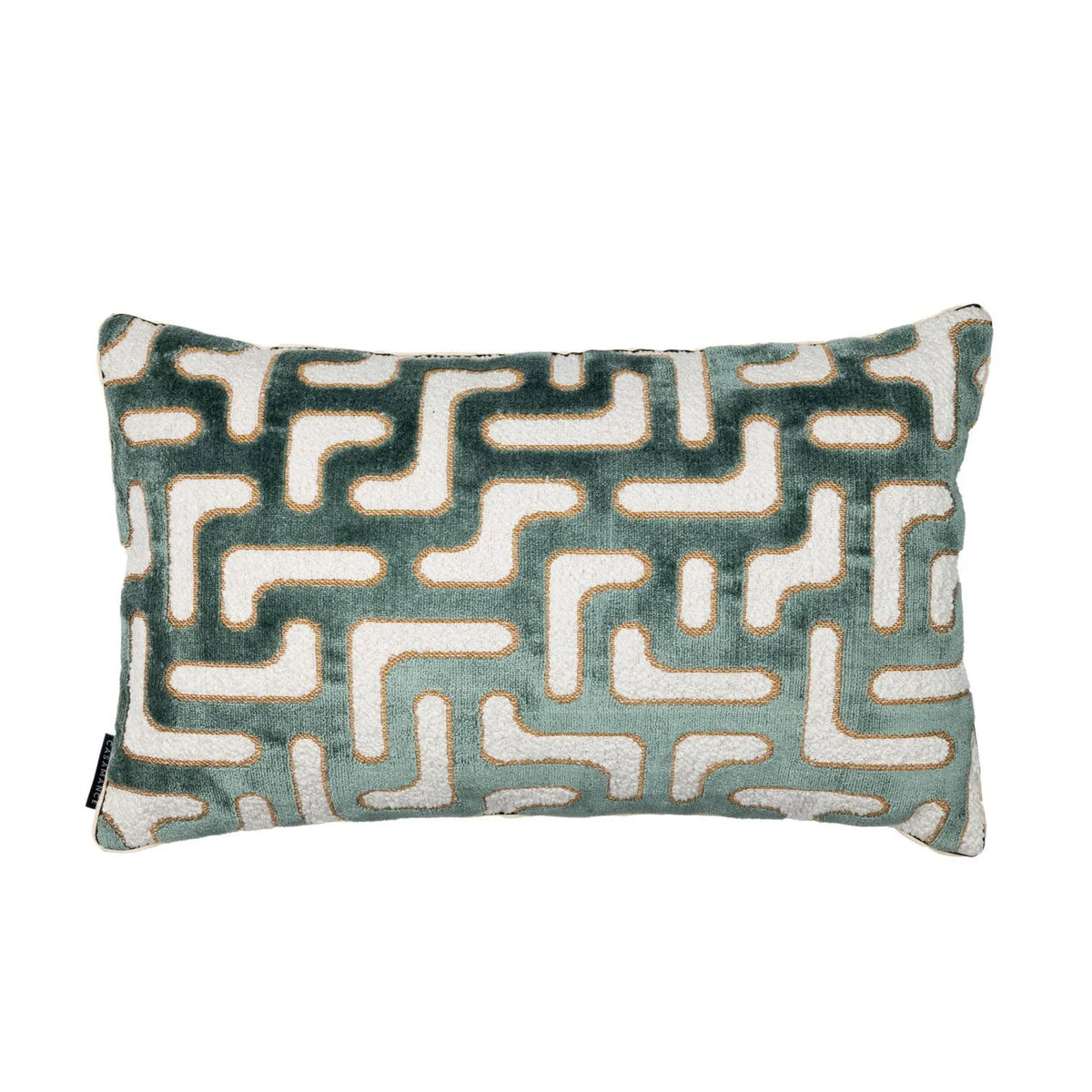Casamance Bryce cushion cover — Celadon