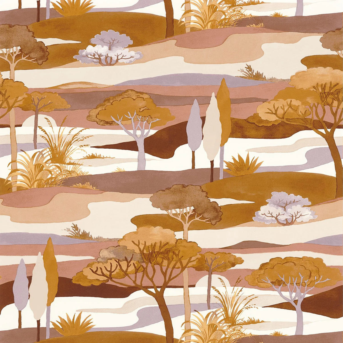 Casamance Cap Ferret wallpaper — Ocre/Nude
