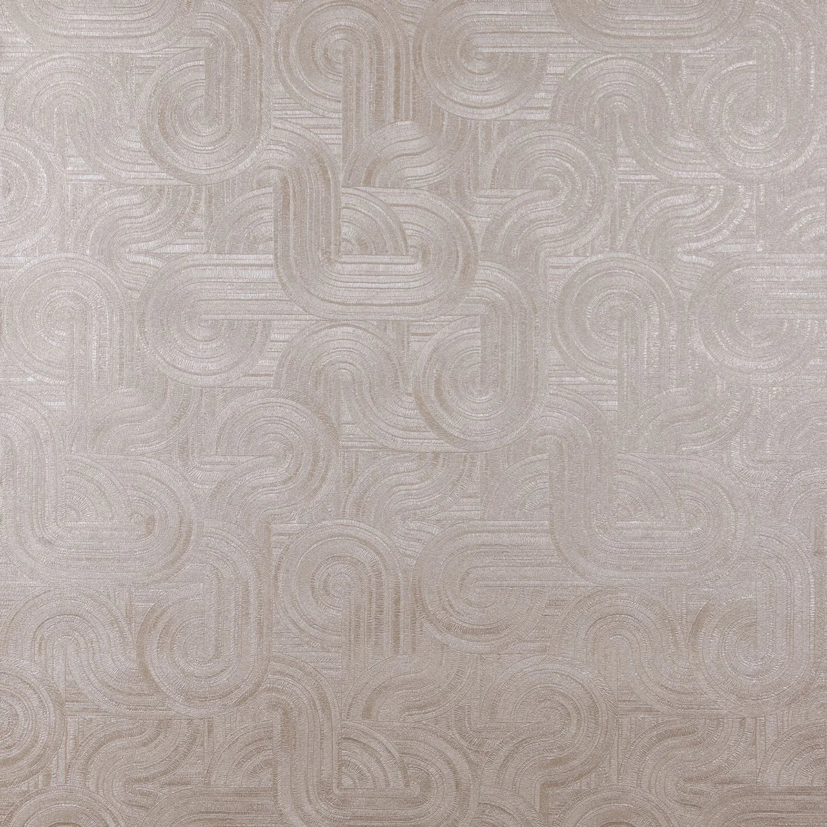Casamance Carat wallpaper — Gris/Nacré