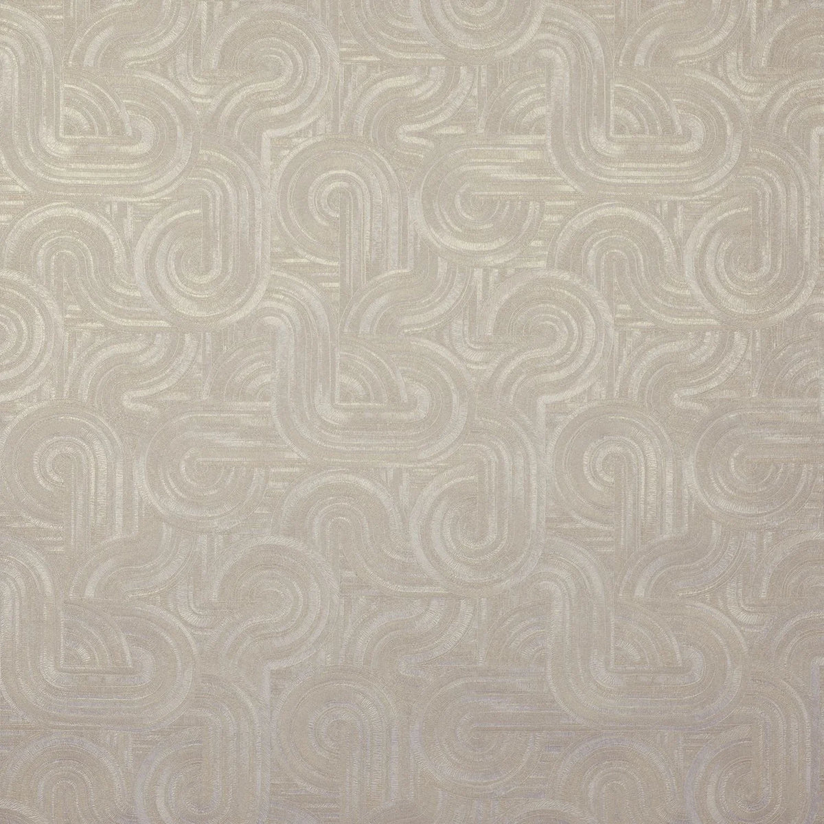Casamance Carat wallpaper — Blanc/Doré