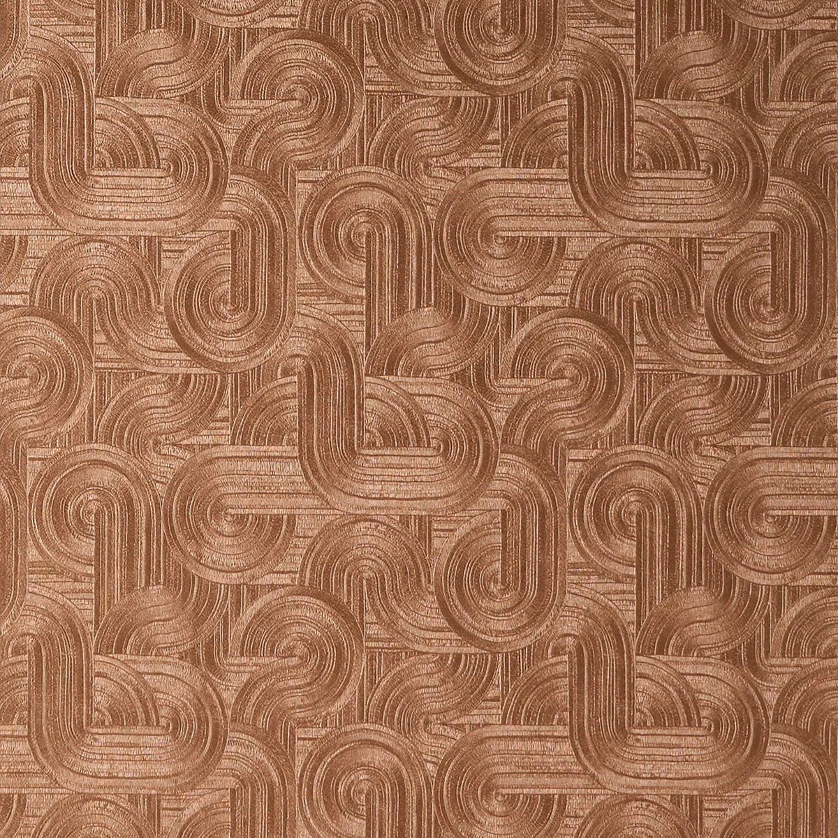 Casamance Carat wallpaper — Cuivre