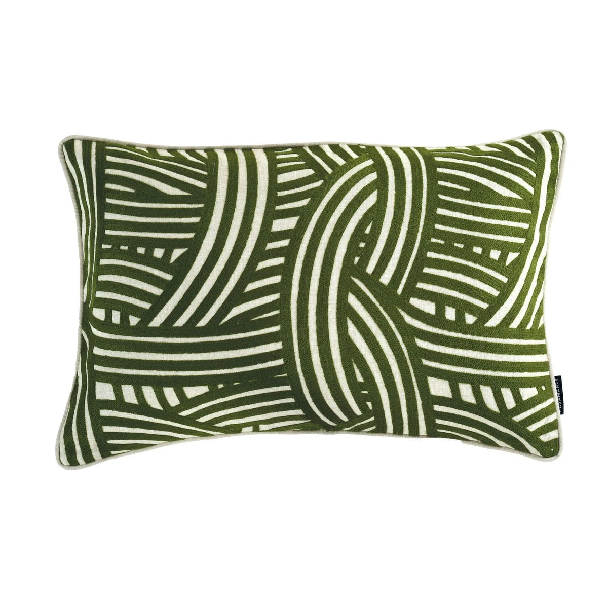 Casamance Caravane cushion cover — Kaki