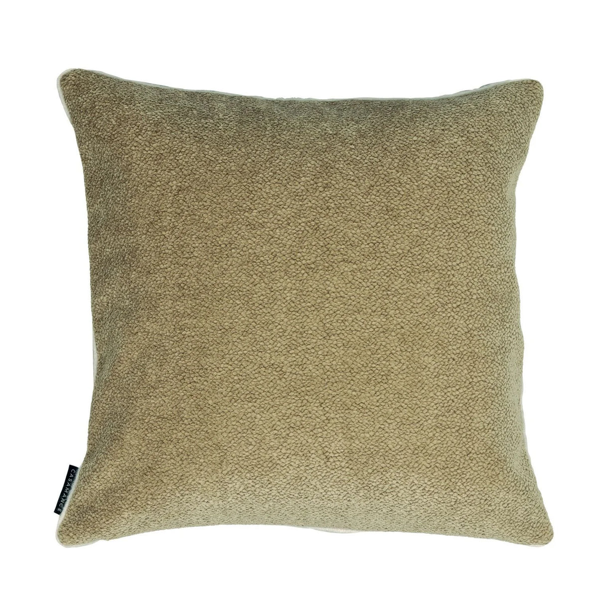 Casamance Chroma cushion cover — Muscade