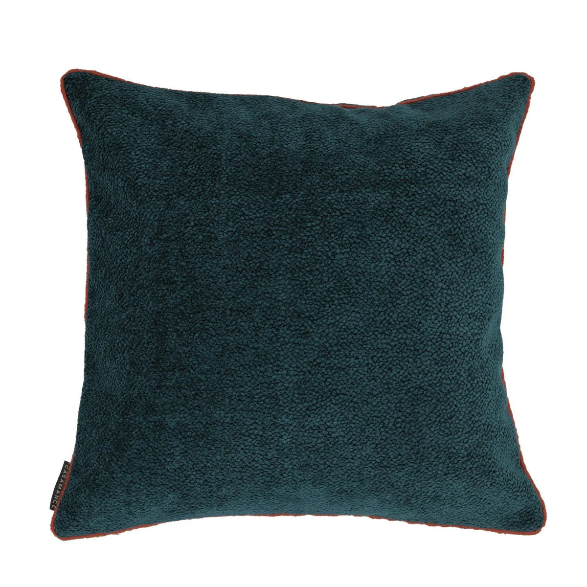 Casamance Chroma cushion cover — Bleu Sarcelle