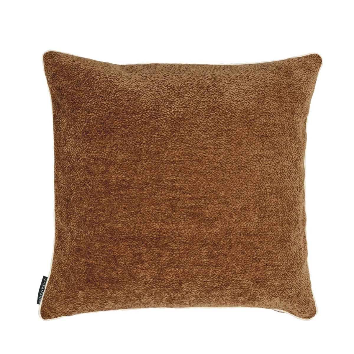 Casamance Chroma cushion cover — Acajou