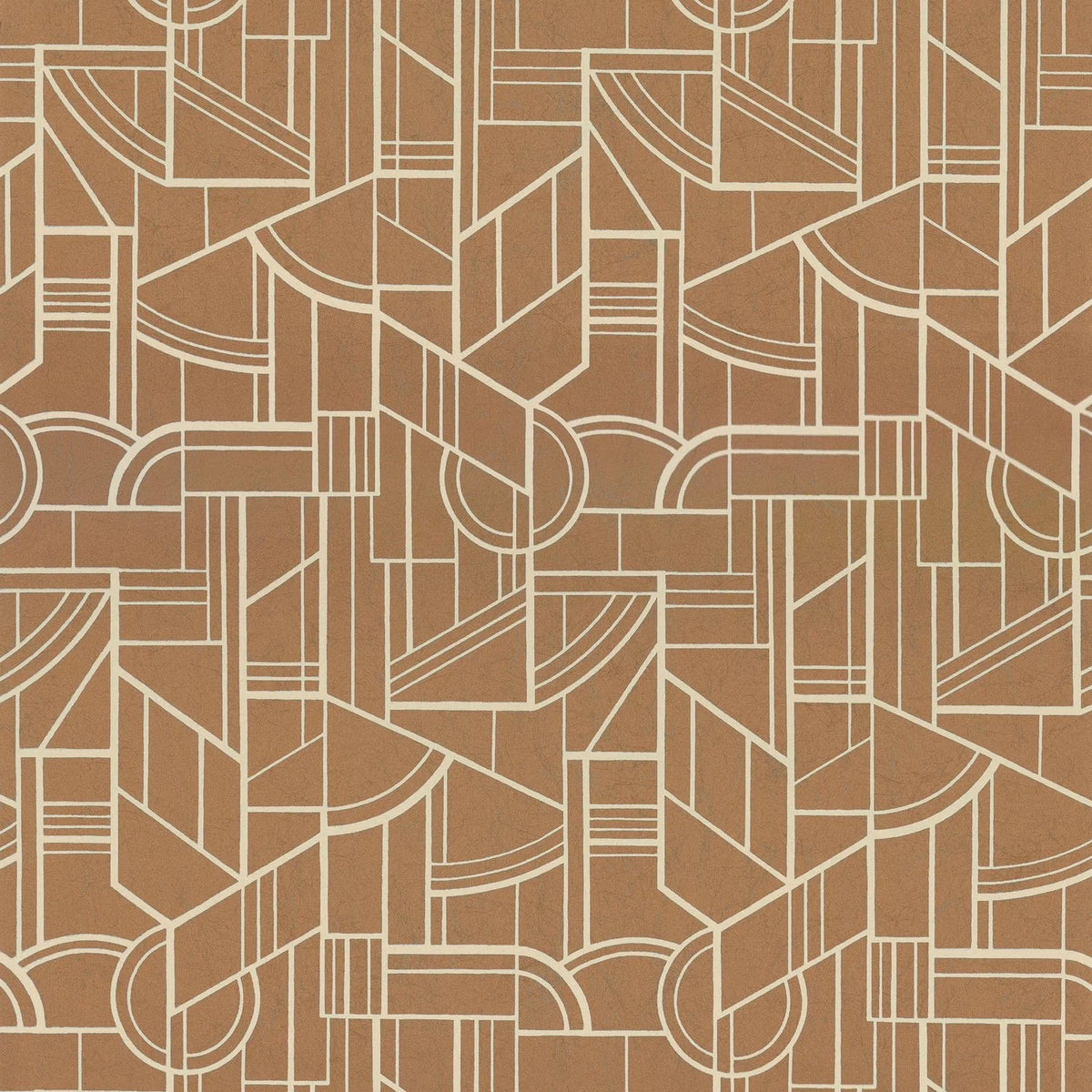 Casamance Cinétique wallpaper — Cuivré