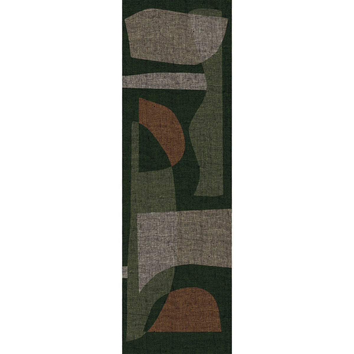 Casamance Concordance wallpanel — Noir De Lune / Kaki