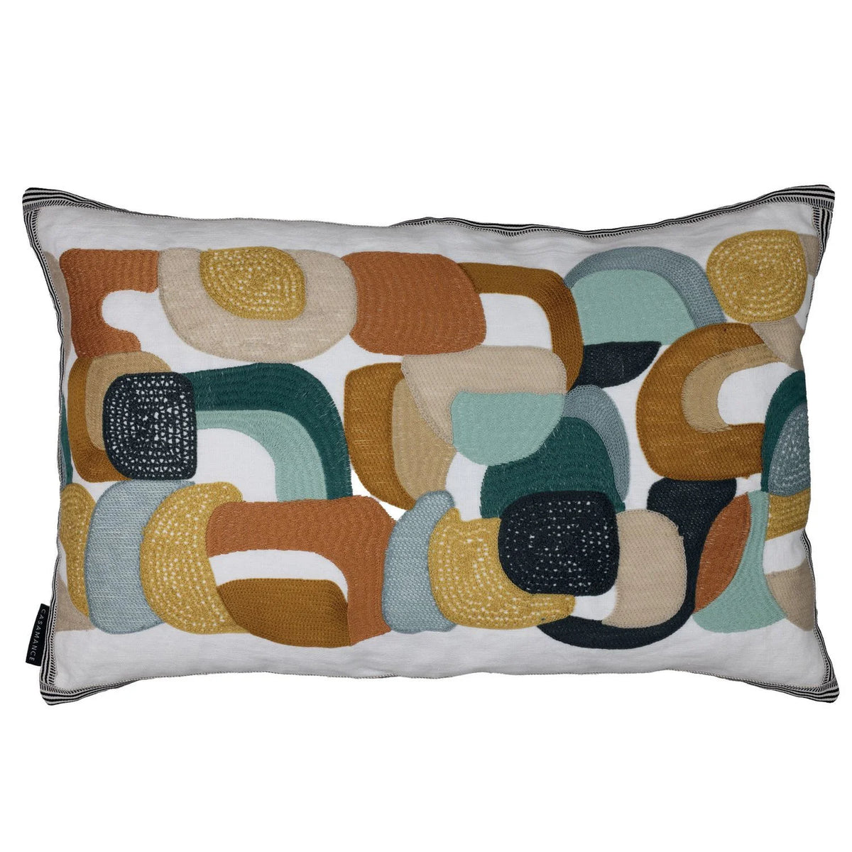 Casamance Convoitise cushion cover — Celadon Mordore