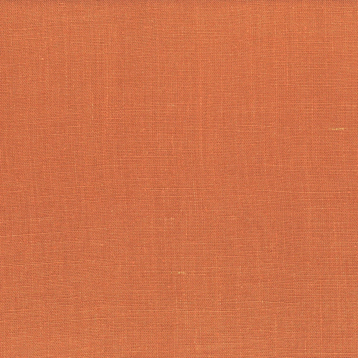 Casamance Côté Lin Couleurs fabric — Orange Brûlée