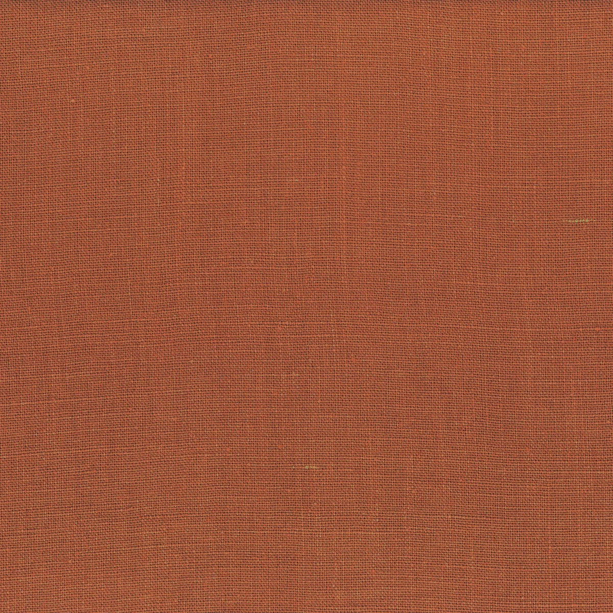 Casamance Côté Lin Couleurs fabric — Terracotta