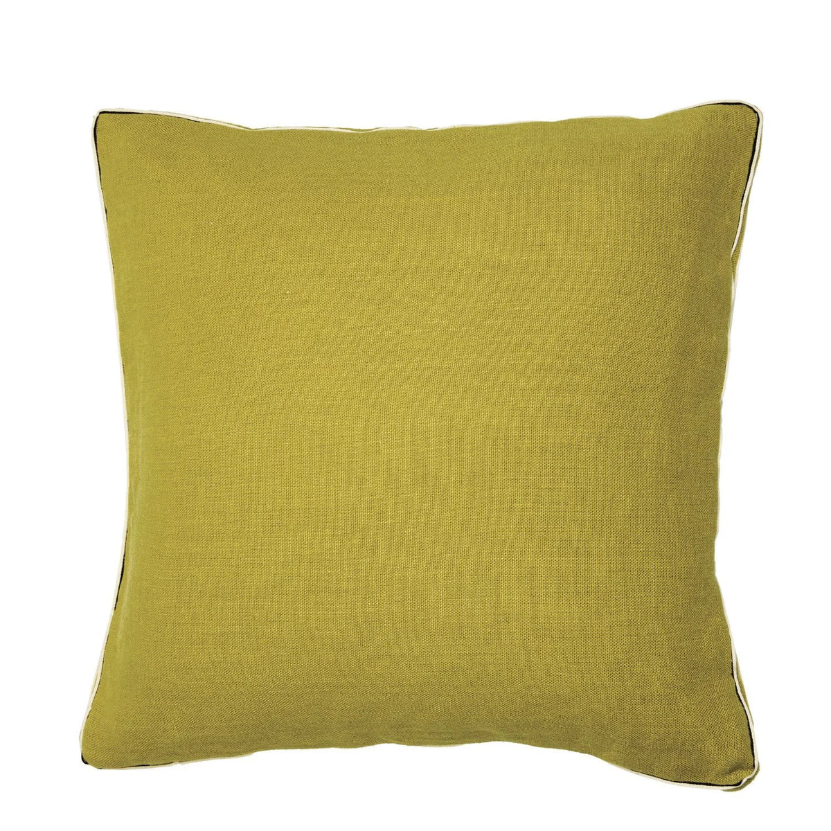 Casamance Cote Lin cushion cover — Olive