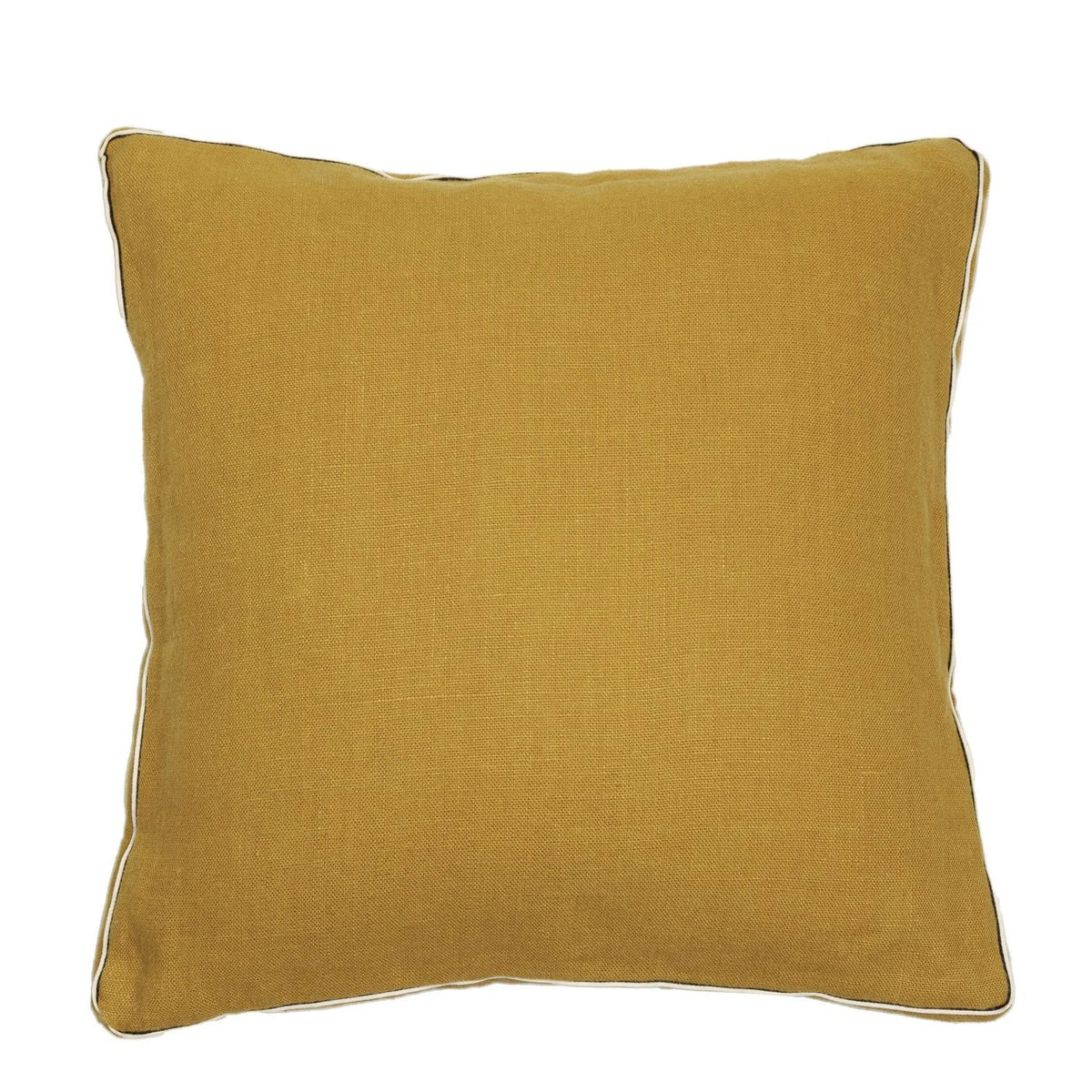 Casamance Cote Lin cushion cover — Ocre