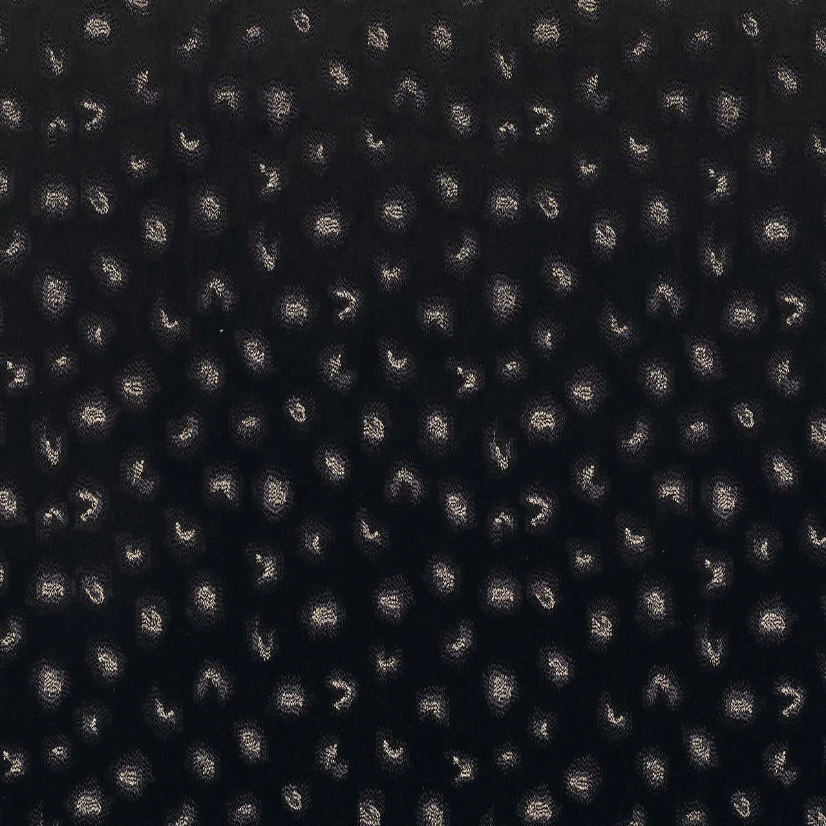 Casamance Daim fabric — Noir
