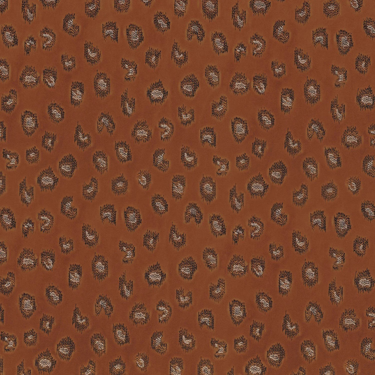 Casamance Daim fabric — Terracotta