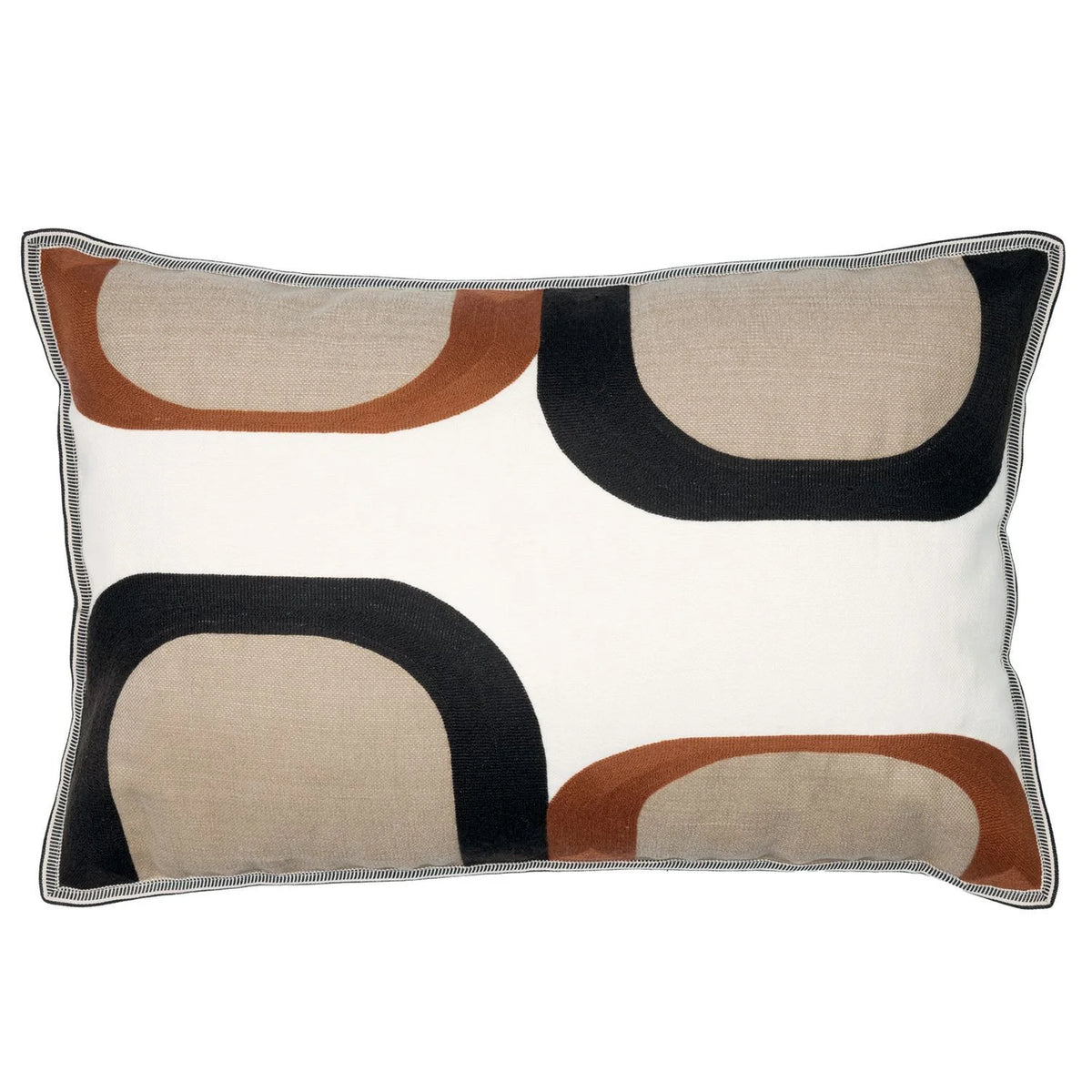Casamance Dakota cushion cover — Nacre Naturel