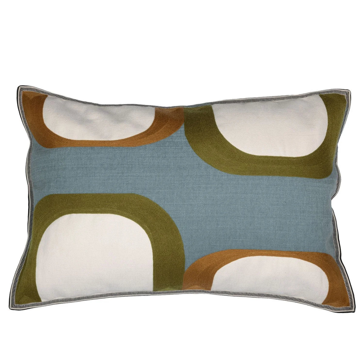 Casamance Dakota cushion cover — Adriatique Nacre