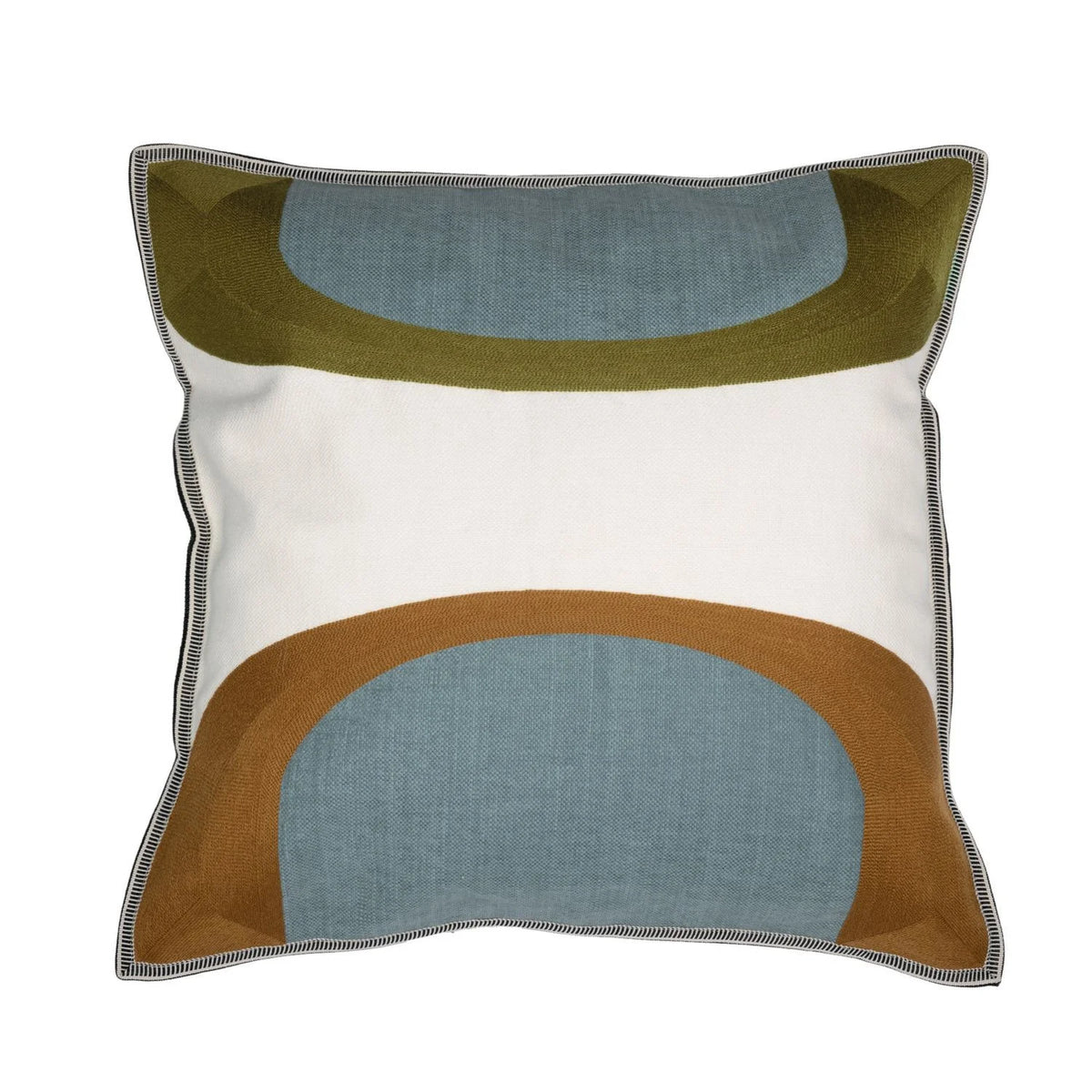 Casamance Dakota cushion cover — Adriatique Nacre
