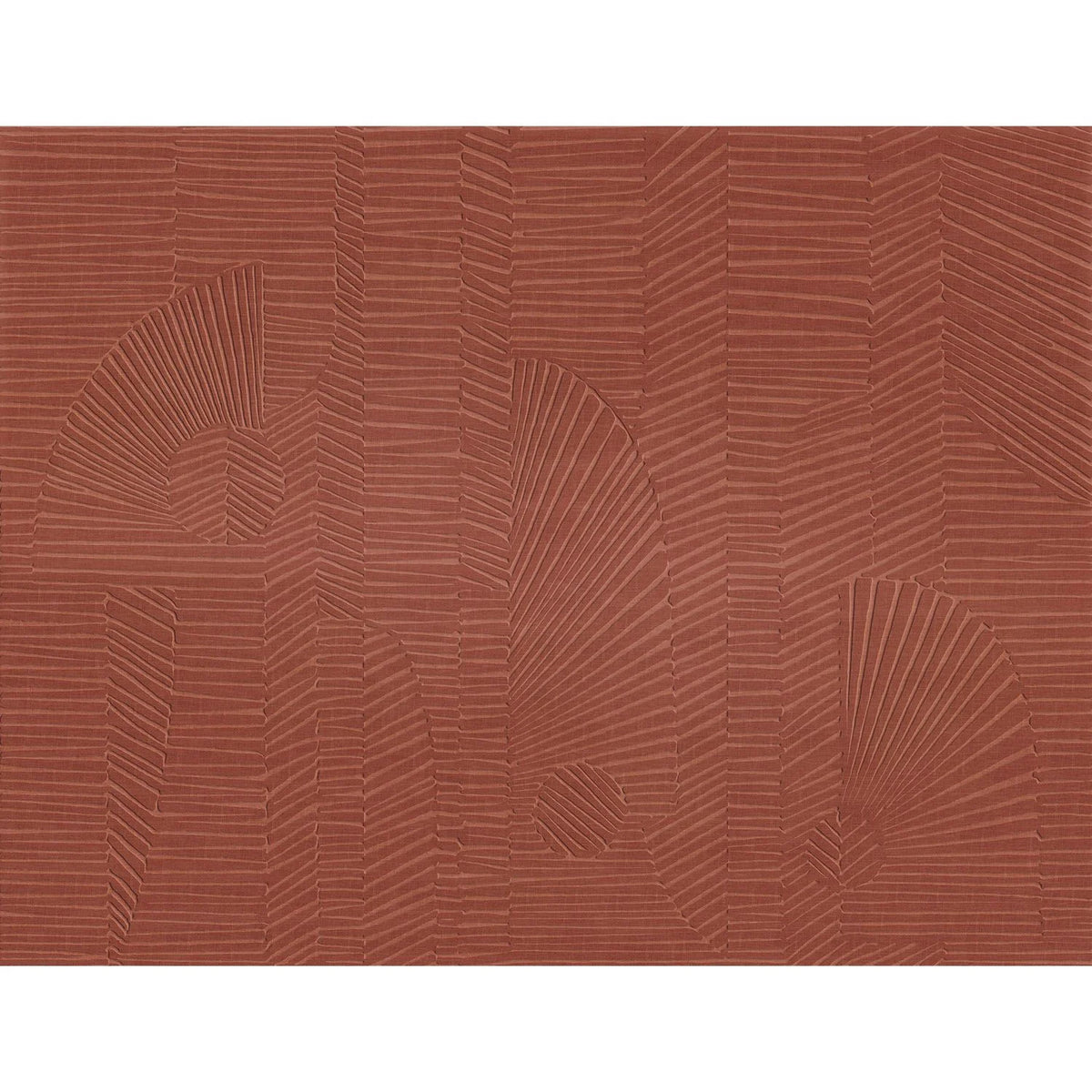 Casamance Danse Des Sampans wallpanel — Orange Brûlée