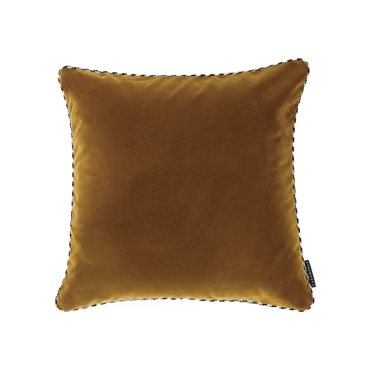 Casamance Dolce Vita cushion cover — Brun Tabac
