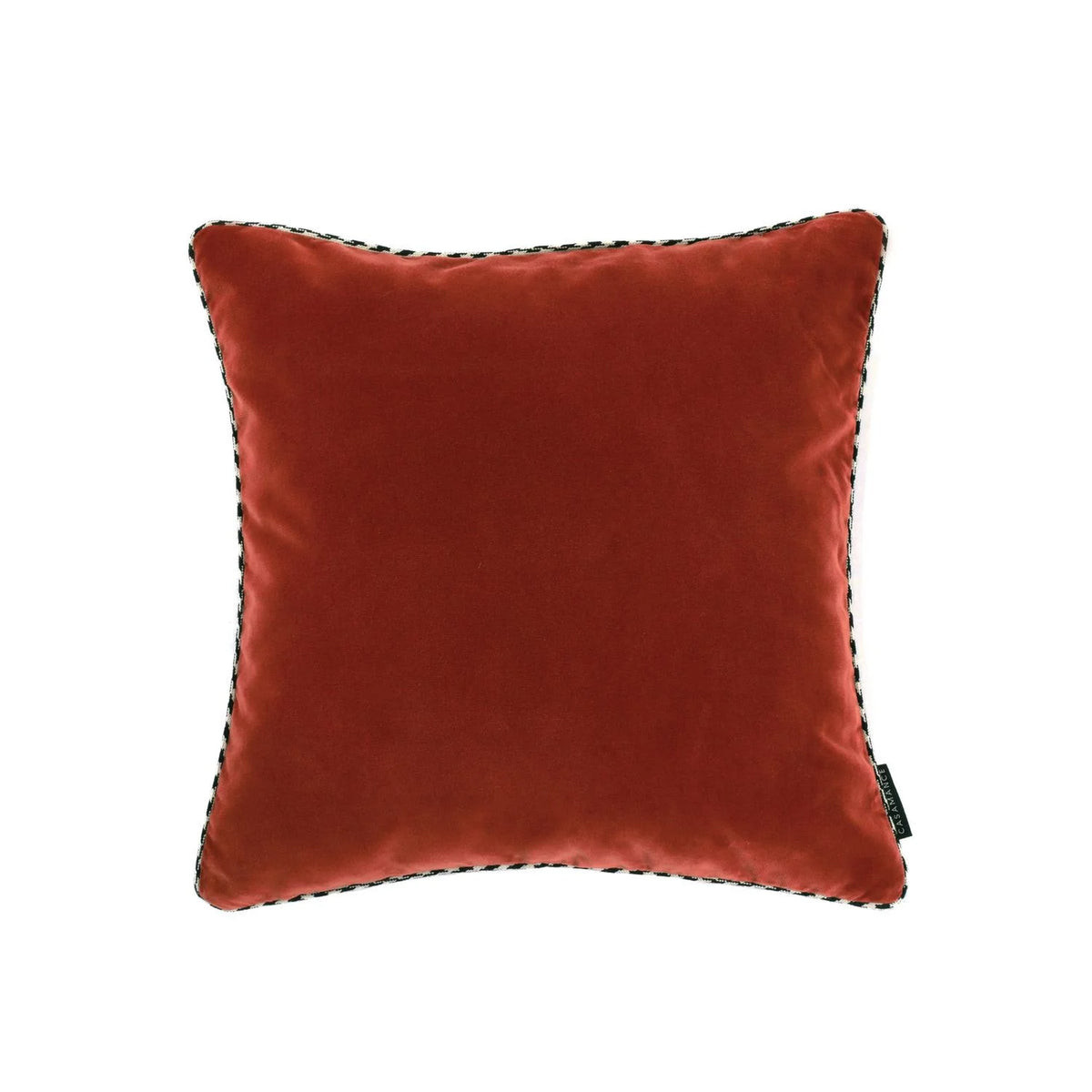 Casamance Dolce Vita cushion cover — Orange Brulee