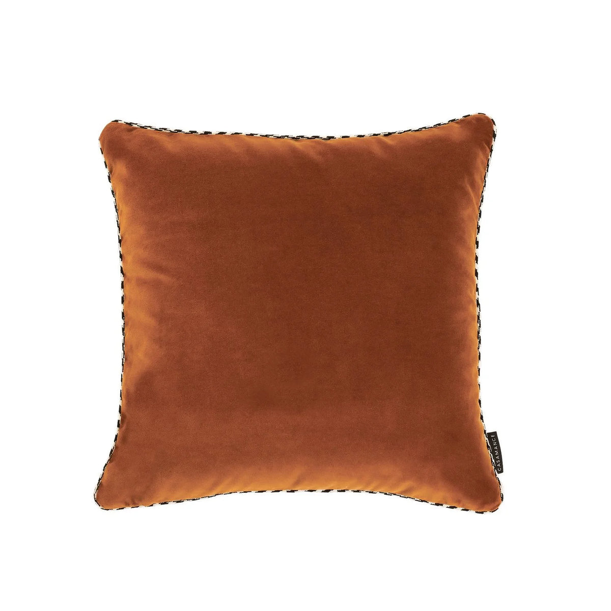 Casamance Dolce Vita cushion cover — Terre De Sienne