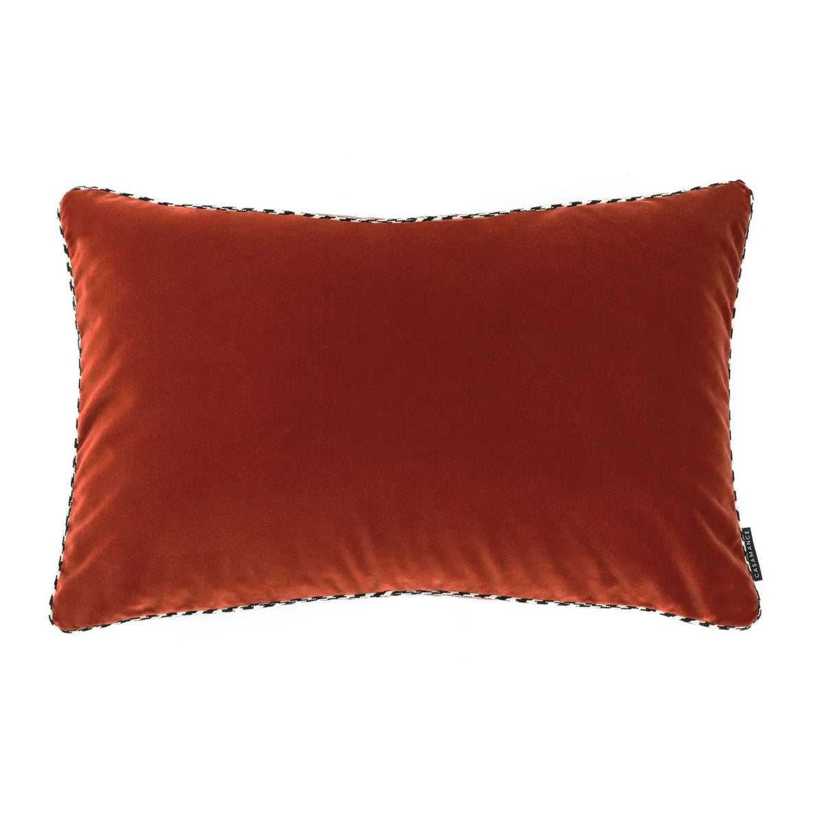 Casamance Dolce Vita cushion cover — Orange Brulee