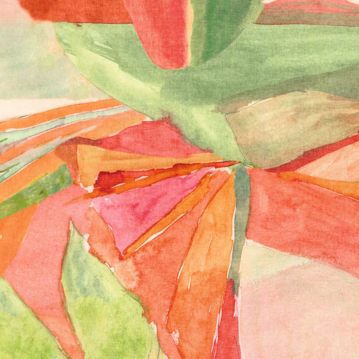 Casamance Douceur Ardente fabric — Blush Multicolore