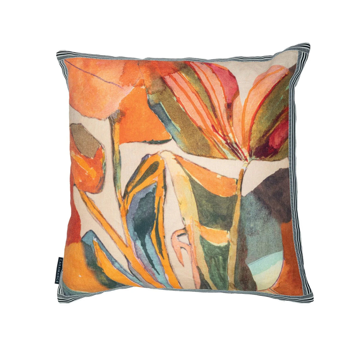 Casamance Douceur Ardente cushion cover — Blush