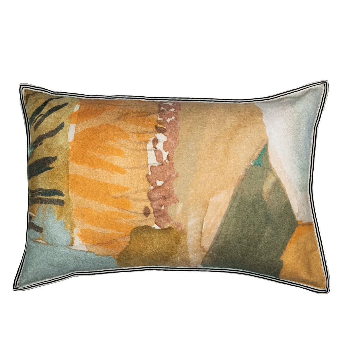 Casamance Douceur Ardente cushion cover — Persan Ambre