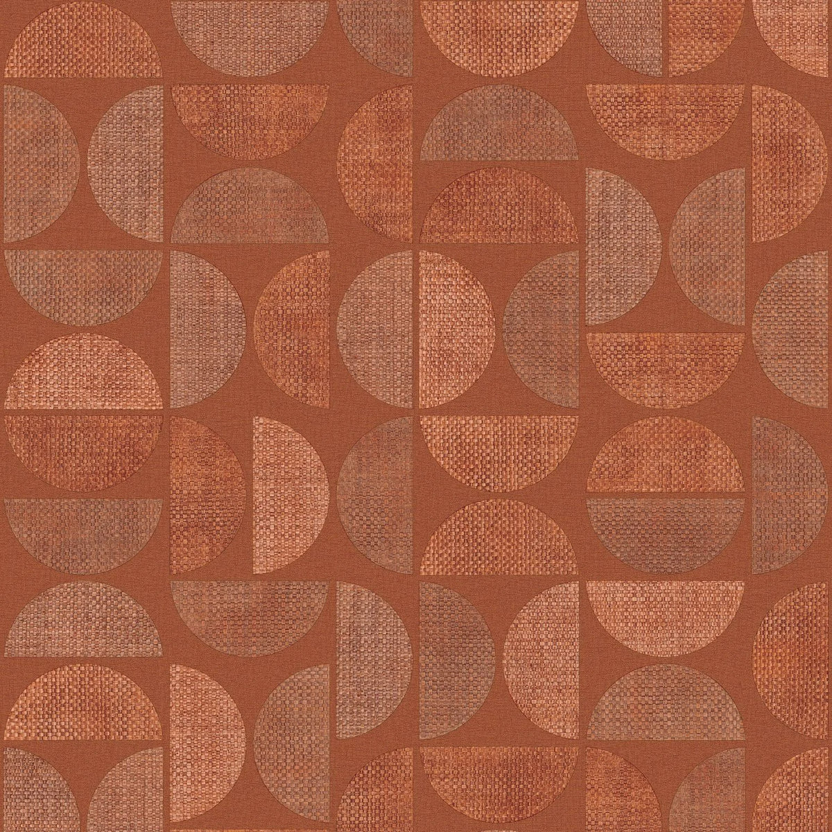 Casamance Dualis wallpaper — Orange Brûlé