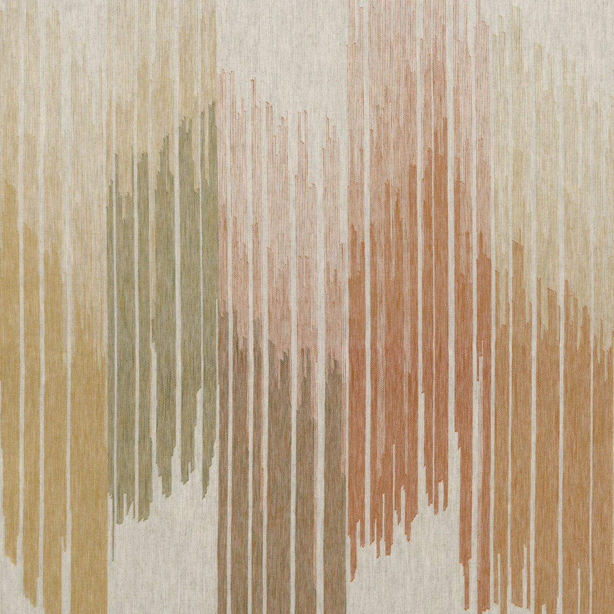 Casamance Eremure fabric — Ocre Terre De Sienne