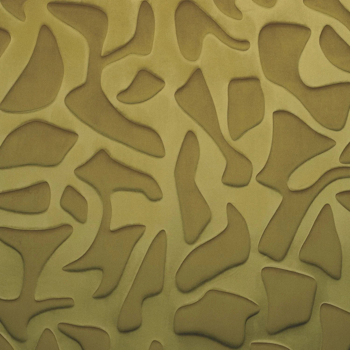 Casamance Erosion wallcovering — Vert Olive