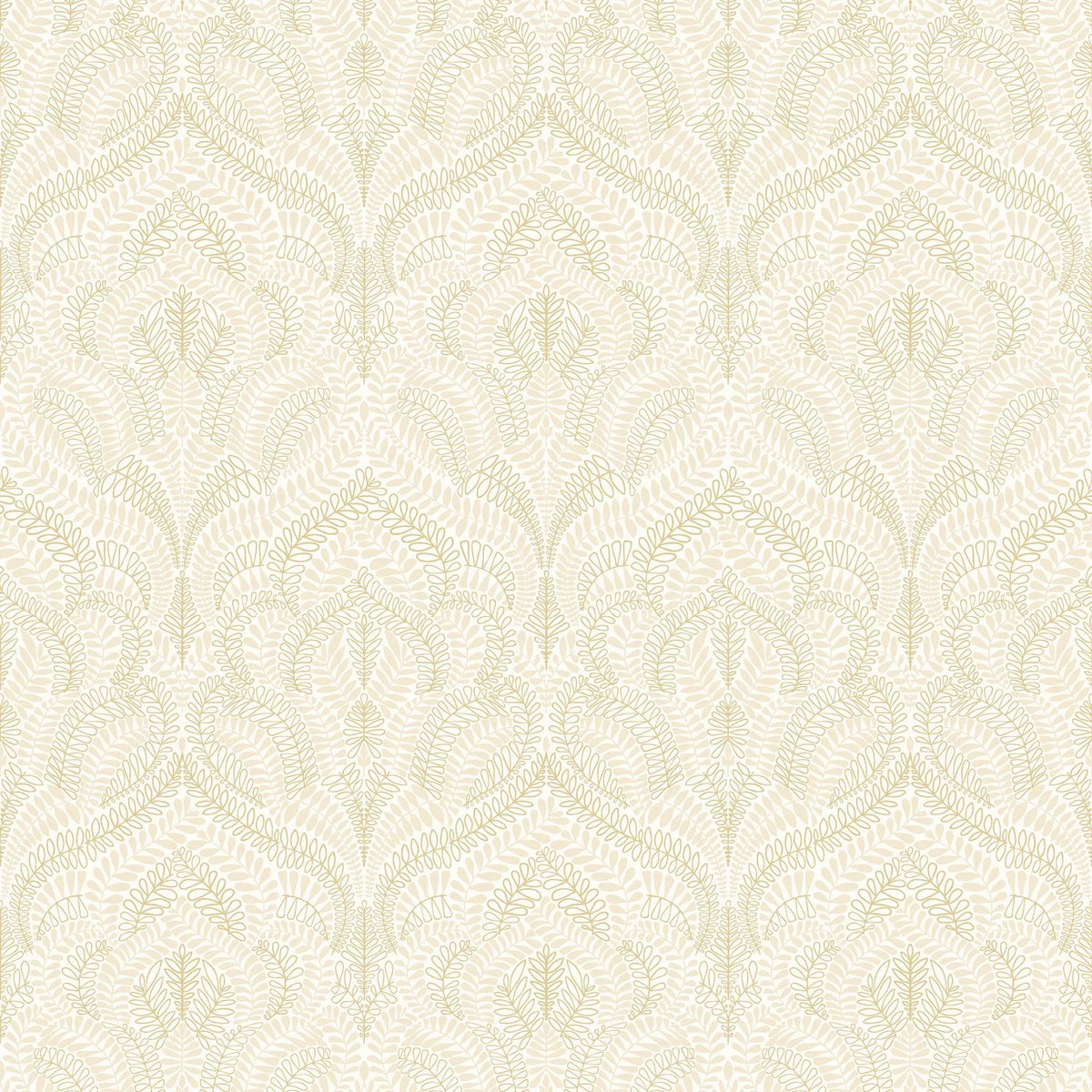 Casamance Felix wallpaper — Ivoire/Doré