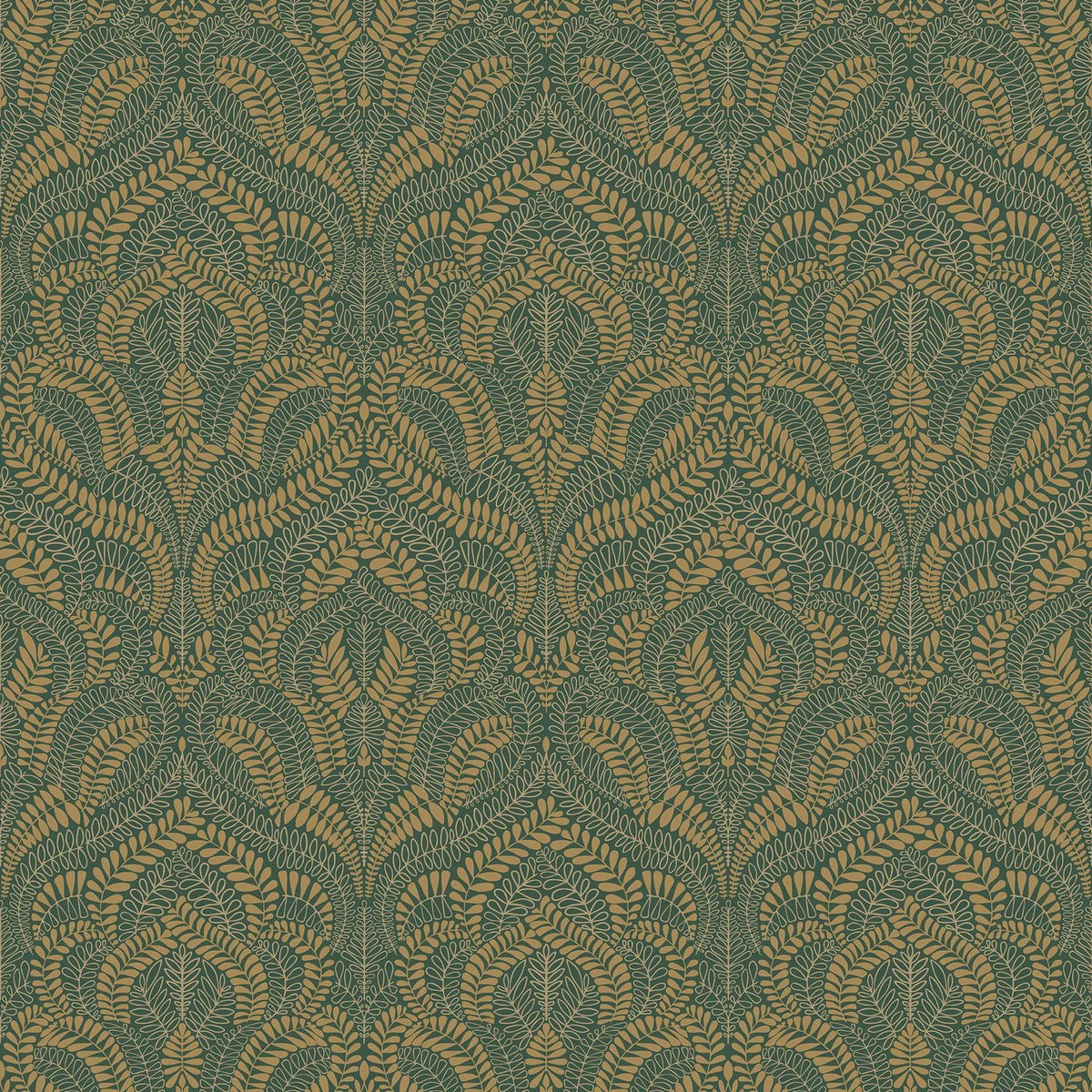 Casamance Felix wallpaper — Jaspe/Doré
