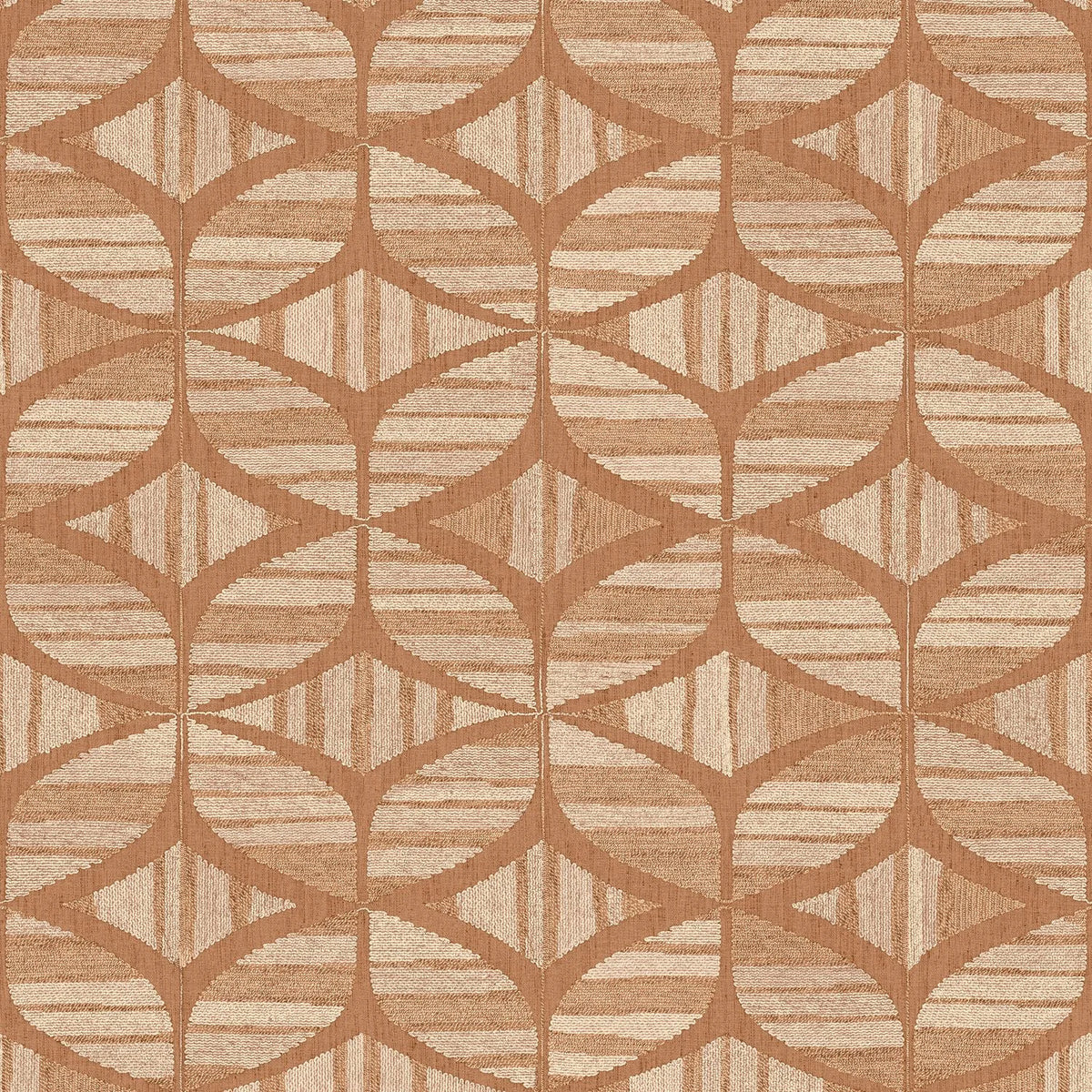 Casamance Filandra wallpaper — Terre De Sienne