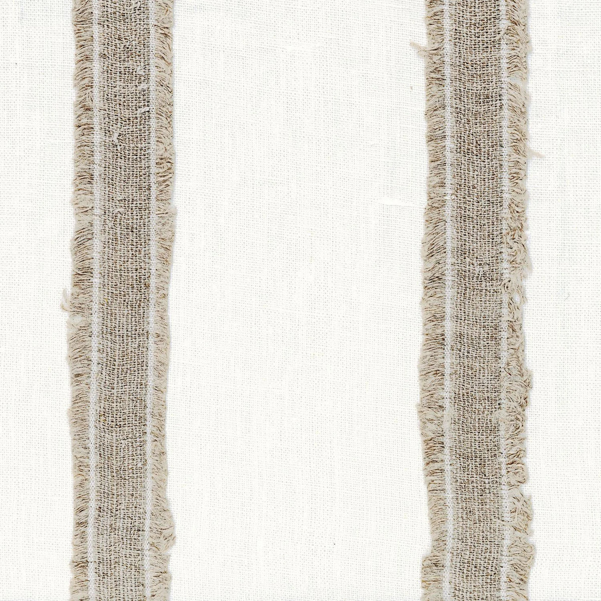Casamance Fleur Bleue fabric — Écru Naturel