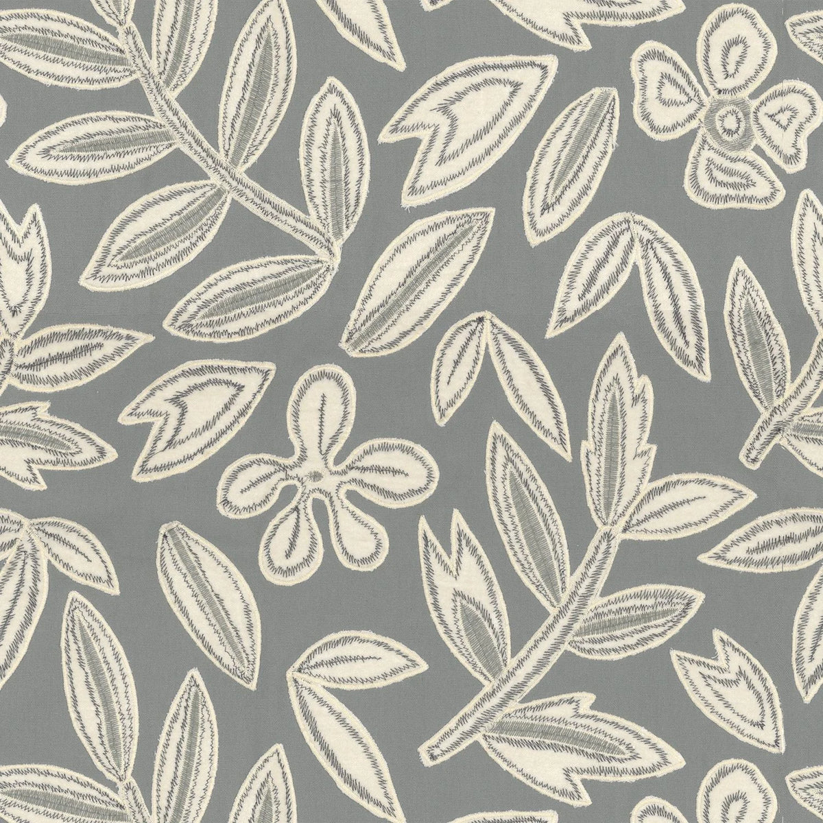 Casamance Forget Me Not fabric — Pierre Bleue