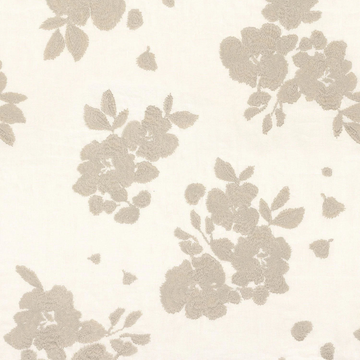 Casamance Gardenia fabric — Grège