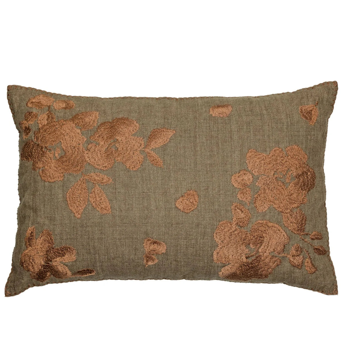 Casamance Gardenia cushion cover — Blush