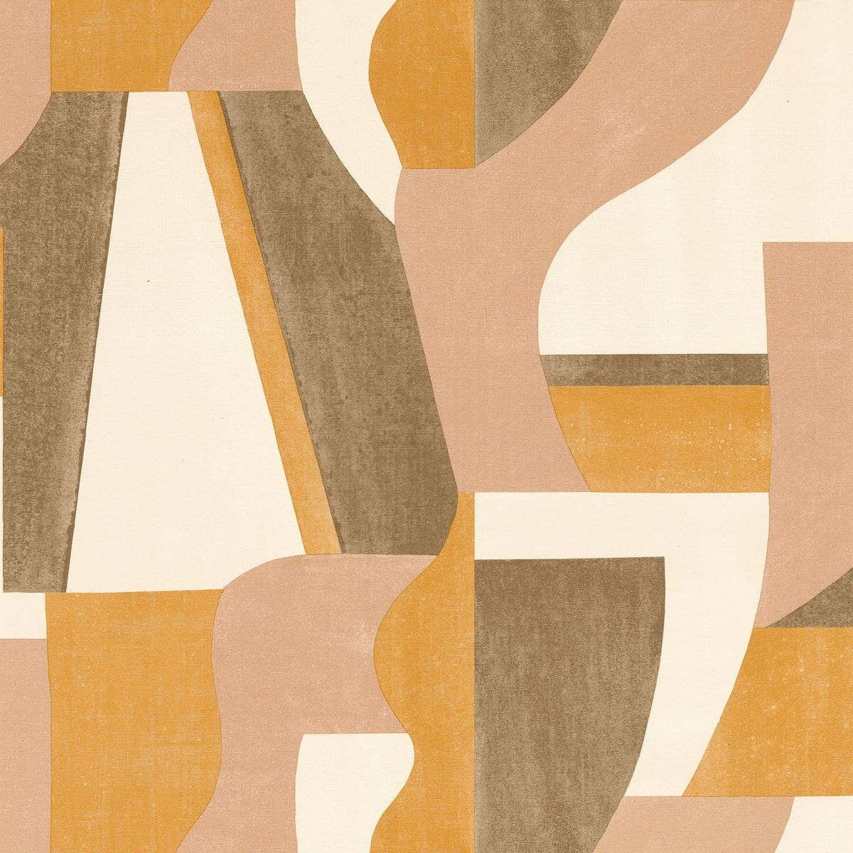 Casamance Gino wallpaper — Ocre/Nude