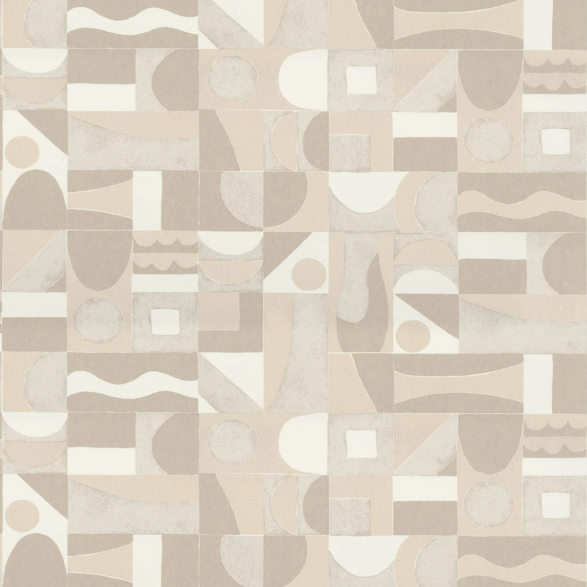 Casamance Gourna wallpaper — Travertin/Nacré