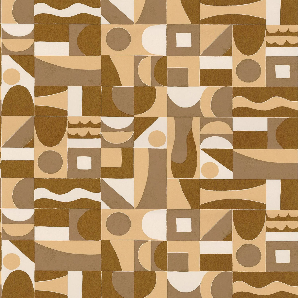 Casamance Gourna wallpaper — Ocre/Doré