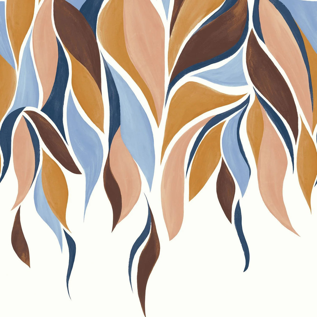 Casamance Gracilis wallpanel — Ambre/Blush