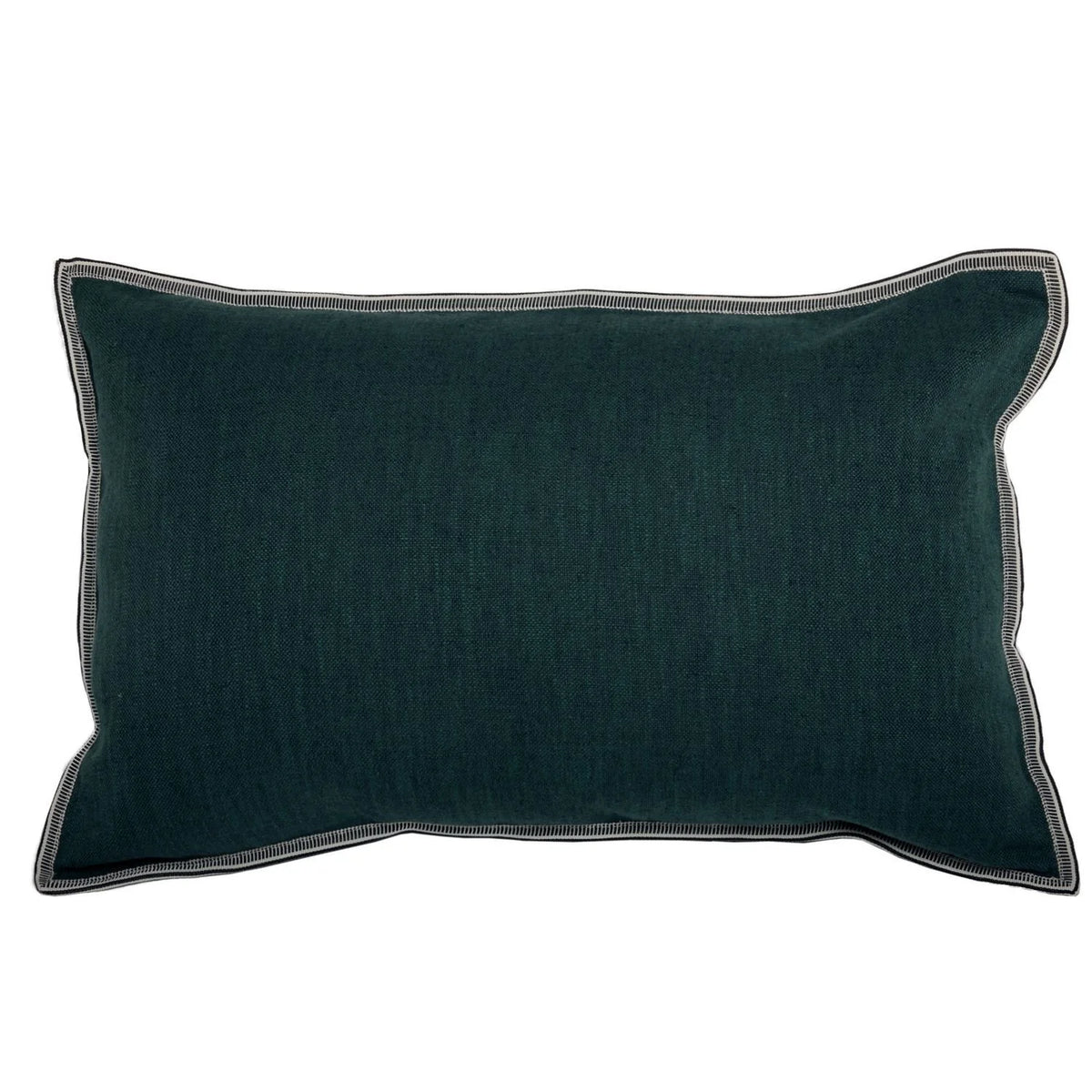 Casamance Guethary cushion cover — Bleu Canard