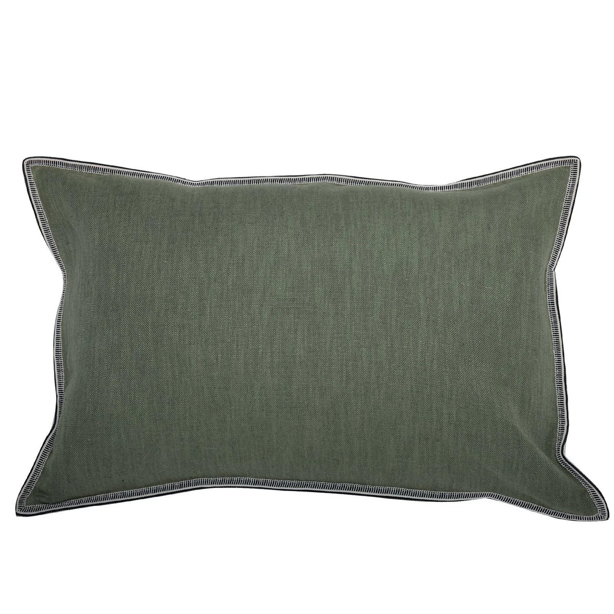 Casamance Guethary cushion cover — Vert De Gris