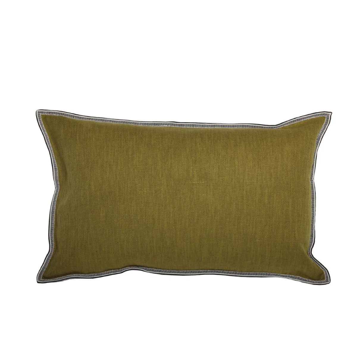 Casamance Guethary cushion cover — Olive