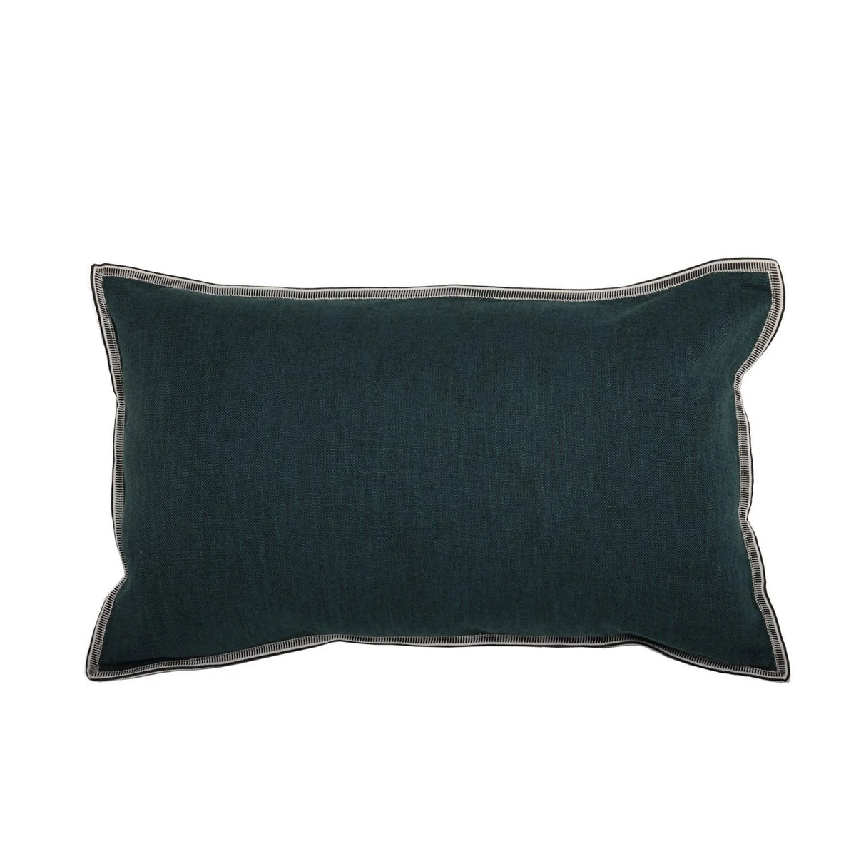Casamance Guethary cushion cover — Bleu Canard