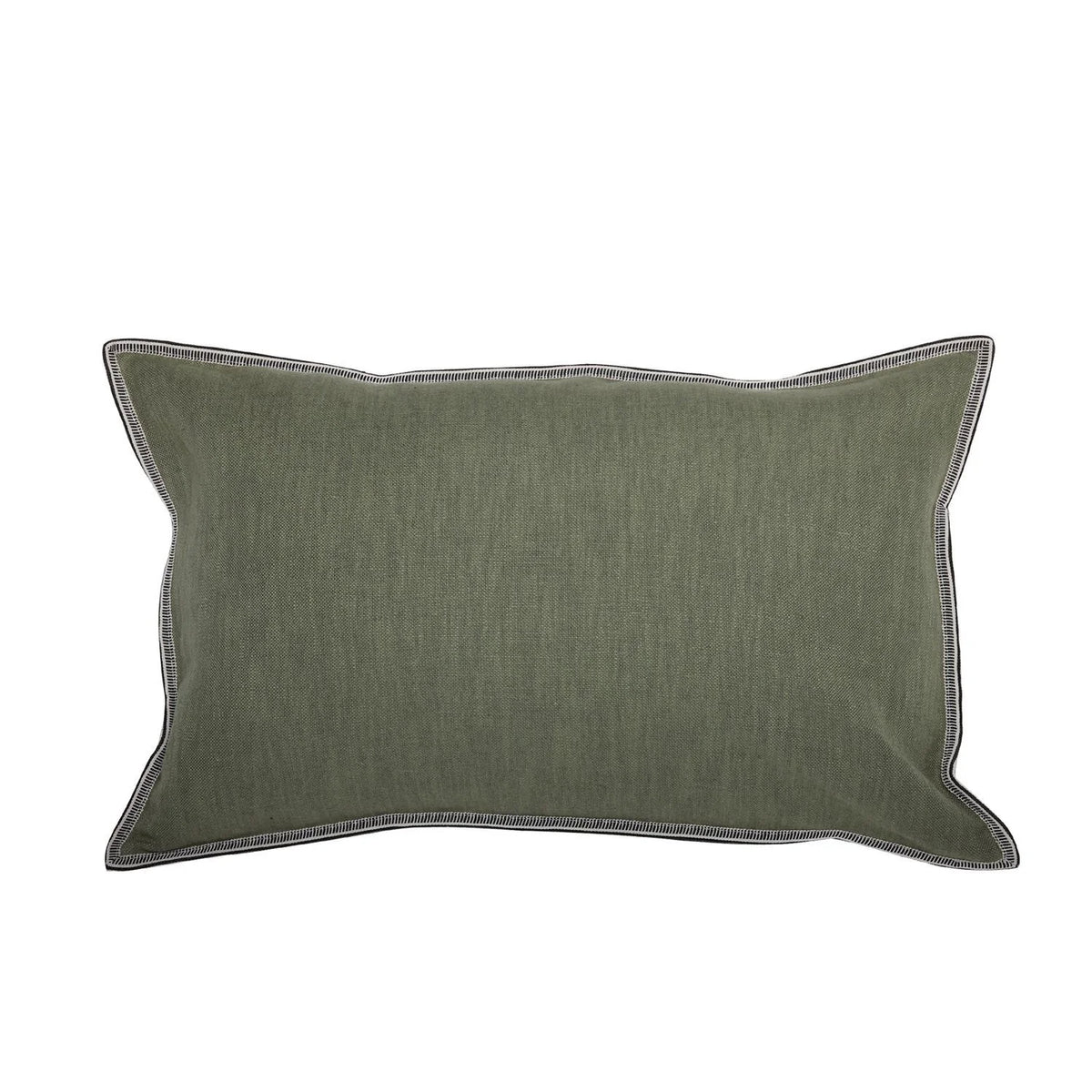 Casamance Guethary cushion cover — Vert De Gris